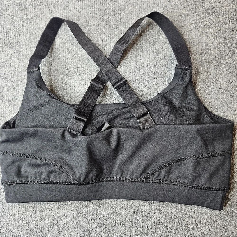 Greyson Women's Sports Bra Size Small Black Adjustable Strap Golf Sports